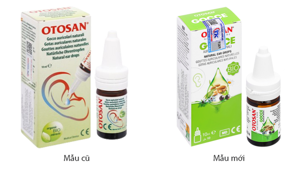 Dung dịch nhỏ tai Otosan giúp kháng khuẩn, chống viêm nhiễm trùng tai chai 10ml