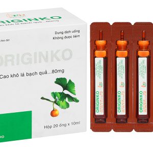Dung dịch uống Originko trị suy giảm trí nhớ, suy tuần hoàn não (20 ống x 10ml)