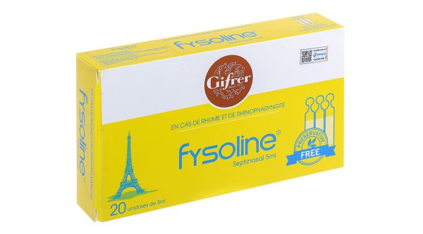 Nước muối sinh lý Fysoline Septinasal vệ sinh mũi (20 ống x 5ml)