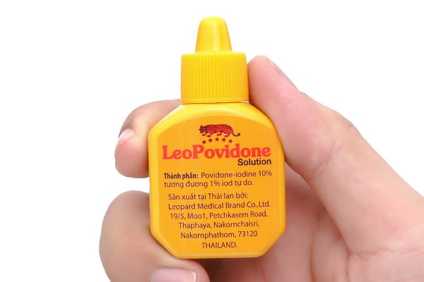 Dung dịch sát khuẩn Leopovidone ngừa nhiễm trùng vết thương ngoài da chai 15ml