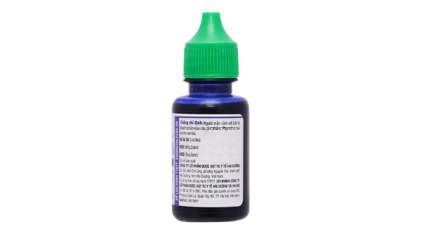 Dung dịch sát khuẩn Xanh Methylen 1% chai 20ml