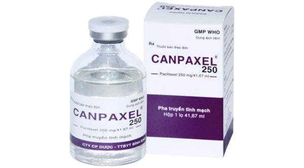 Dung dịch tiêm Canpaxel 250mg/41,67ml điều trị ung thư buồng trứng chai 41.67ml