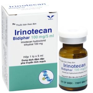 Dung dịch pha tiêm Irinotecan Bidiphar 100mg/5ml điều trị ung thư biểu mô lọ 5ml