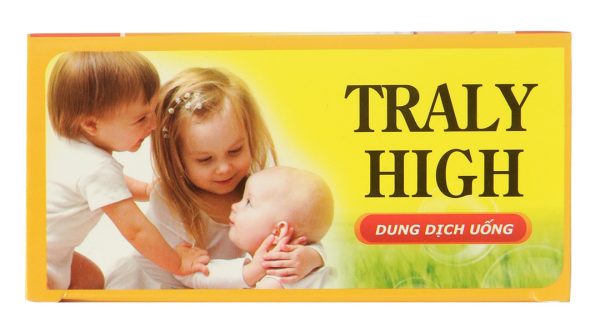 Siro Traly High bổ sung calci, vitamin D3 giúp xương, răng chắc khỏe hộp 15 ống x 10ml