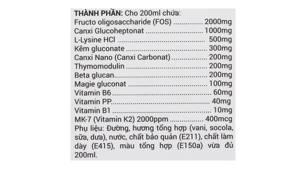 Dung dịch Canxi Nano Gold Hoàng Gia Bảo hỗ trợ chắc khỏe xương hộp 20 ống x 10ml