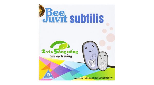 Dịch uống Beejuvit Subtilis bổ sung vi sinh đường ruột hộp 10 ống x 5ml