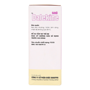 Sirô Dalekine điều trị động kinh các thể, điều trị & dự phòng hưng cảm chai 60ml