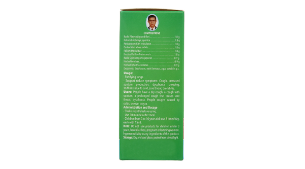Siro Thiên Môn Bổ Phổi hỗ trợ giảm ho, bổ phổi cho bé chai 90ml