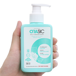 Dung dịch vệ sinh phụ nữ Orasic dịu nhẹ, khử mùi hôi chai 200ml