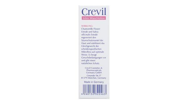 Dung dịch vệ sinh phụ nữ Crevil chống viêm, cân bằng pH chai 100ml