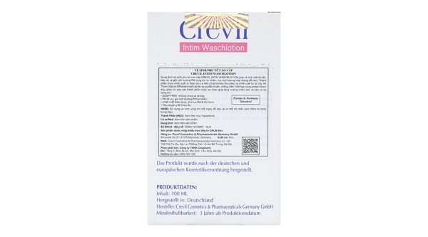 Dung dịch vệ sinh phụ nữ Crevil chống viêm, cân bằng pH chai 100ml