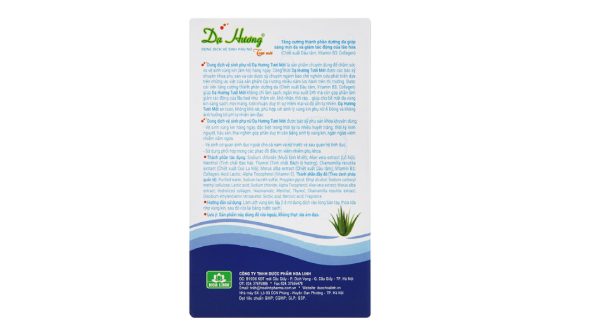 Dung dịch vệ sinh phụ nữ Dạ Hương muối, thảo dược khử mùi chai 100ml