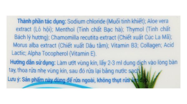 Dung dịch vệ sinh phụ nữ Dạ Hương muối, thảo dược khử mùi chai 100ml