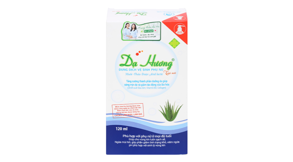 Dung dịch vệ sinh phụ nữ Dạ Hương muối, thảo dược khử mùi chai 120ml