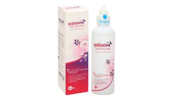 Dung dịch vệ sinh phụ nữ Dizigone Sensicare khử mùi, hết ngứa chai 300ml