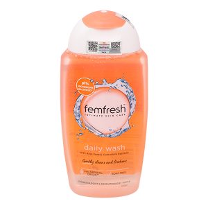 Dung dịch vệ sinh phụ nữ Femfresh Daily Wash giúp làm sạch, khử mùi chai 250ml