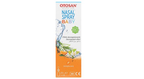 Dung dịch xịt mũi Otosan Nasal Spray Baby giúp giảm nghẹt mũi, sổ mũi, viêm mũi chai 20ml