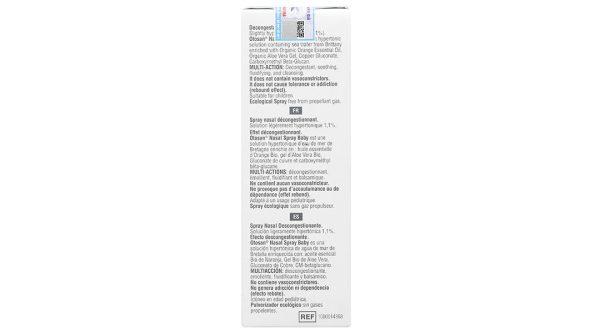 Dung dịch xịt mũi Otosan Nasal Spray Baby giúp giảm nghẹt mũi, sổ mũi, viêm mũi chai 20ml