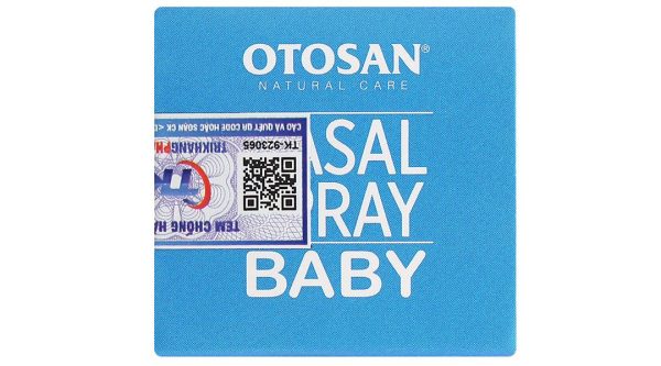 Dung dịch xịt mũi Otosan Nasal Spray Baby giúp giảm nghẹt mũi, sổ mũi, viêm mũi chai 20ml