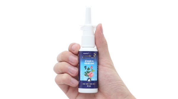 Dung dịch xịt mũi Rohto NoseWash Spray hỗ trợ giảm viêm mũi xoang chai 35ml