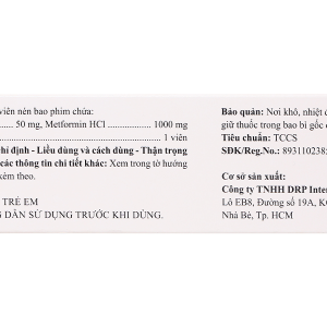 Duobivent trị đái tháo đường tuýp 2 (3 vỉ x 10 viên)