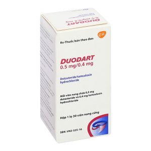 Duodart 0.5mg/0.4mg trị phì đại lành tính tuyến tiền liệt hộp 30 viên