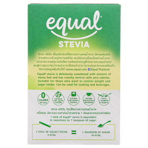 Đường ăn kiêng cỏ ngọt Equal Stevia hộp 200g (100 gói x 2g)