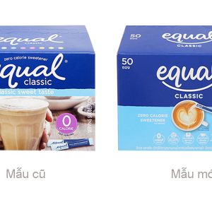 Đường ăn kiêng Equal Classic hộp 50g (50 gói x 1g)