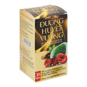 Đường Huyết Vương giúp giảm nguy cơ biến chứng do đái tháo đường hộp 30 viên