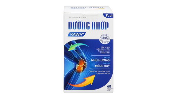 Dưỡng Khớp Kawa giúp bổ sung dưỡng chất cho khớp hộp 60 viên