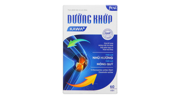 Dưỡng Khớp Kawa giúp bổ sung dưỡng chất cho khớp hộp 60 viên