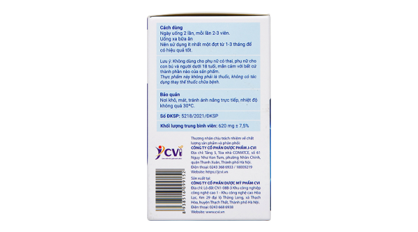 Dưỡng Khớp Kawa giúp bổ sung dưỡng chất cho khớp hộp 60 viên