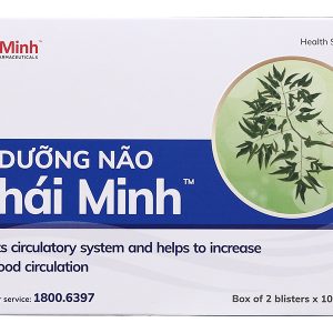 Dưỡng Não Thái Minh hỗ trợ hoạt huyết, giúp lưu thông máu não hộp 20 viên
