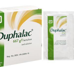 Dung dịch uống Duphalac 667g/l trị táo bón, bệnh lý não do gan (20 gói x 15ml)