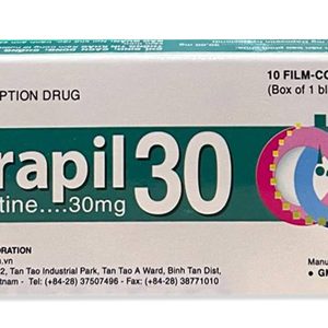 Durapil 30mg điều trị các trường hợp xuất tinh sớm ở nam giới (1 vỉ x 10 viên)