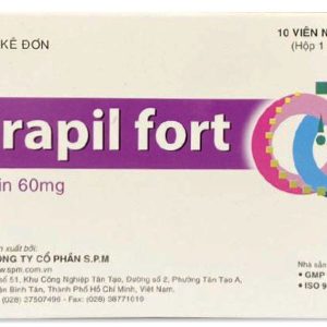 Durapil Fort 60mg điều trị các trường hợp xuất tinh sớm ở nam giới (1 vỉ x 10 viên)
