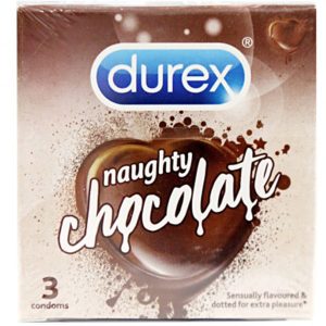 Bao cao su Durex Naughty hương Socola 52mm hộp 3 cái