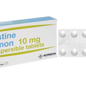 Ebastine Normon 10mg Orodispersible tablets trị viêm mũi, mày đay (2 vỉ x 10 viên)