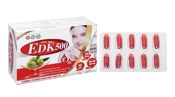 EDK500 hạn chế lão hóa, làm đẹp da hộp 30 viên
