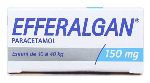 Bột sủi Efferalgan 150mg giảm đau từ nhẹ đến vừa, hạ sốt (12 gói x 0.606g)