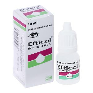 Dung dịch nhỏ mắt, mũi Efticol 0.9% vệ sinh mắt, mũi chai 10ml