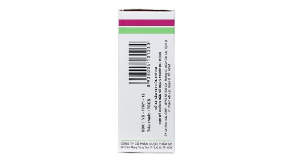 Dung dịch nhỏ mắt, mũi Efticol 0.9% vệ sinh mắt, mũi chai 10ml