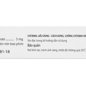 Egudin 5 điều trị triệu chứng tiểu không tự chủ (3 vỉ x 10 viên)
