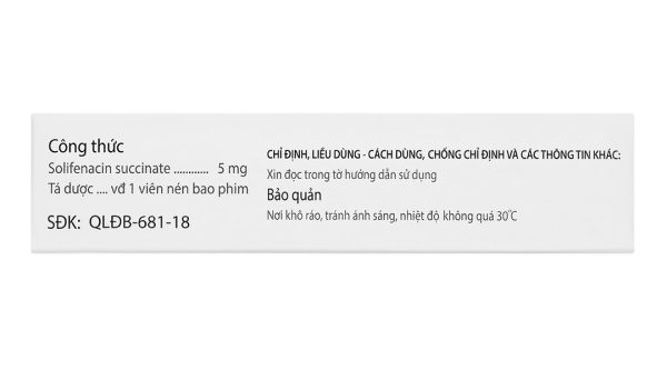 Egudin 5 điều trị triệu chứng tiểu không tự chủ (3 vỉ x 10 viên)