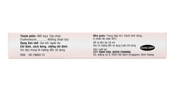 Eighteengel Gel trị mụn trứng cá tuýp 10g