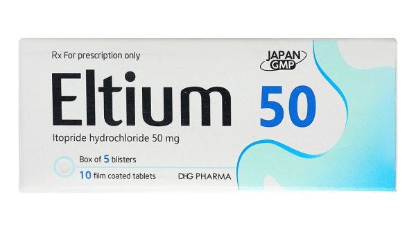 Eltium 50 trị triệu chứng viêm dạ dày mãn tính (5 vỉ x 10 viên)