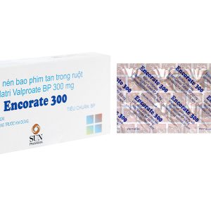 Encorate 300 trị động kinh, rối loạn lưỡng cực (5 vỉ x 10 viên)