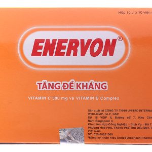 Enervon bổ sung vitamin nhóm B và vitamin C (10 vỉ x 10 viên)