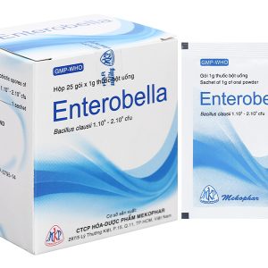 Bột men vi sinh Enterobella trị và phòng rối loạn vi sinh đường ruột (25 gói x 1g)