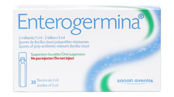 Hỗn dịch men vi sinh Enterogermina 2 tỷ/5ml trị rối loạn tiêu hóa (20 ống x 5ml)